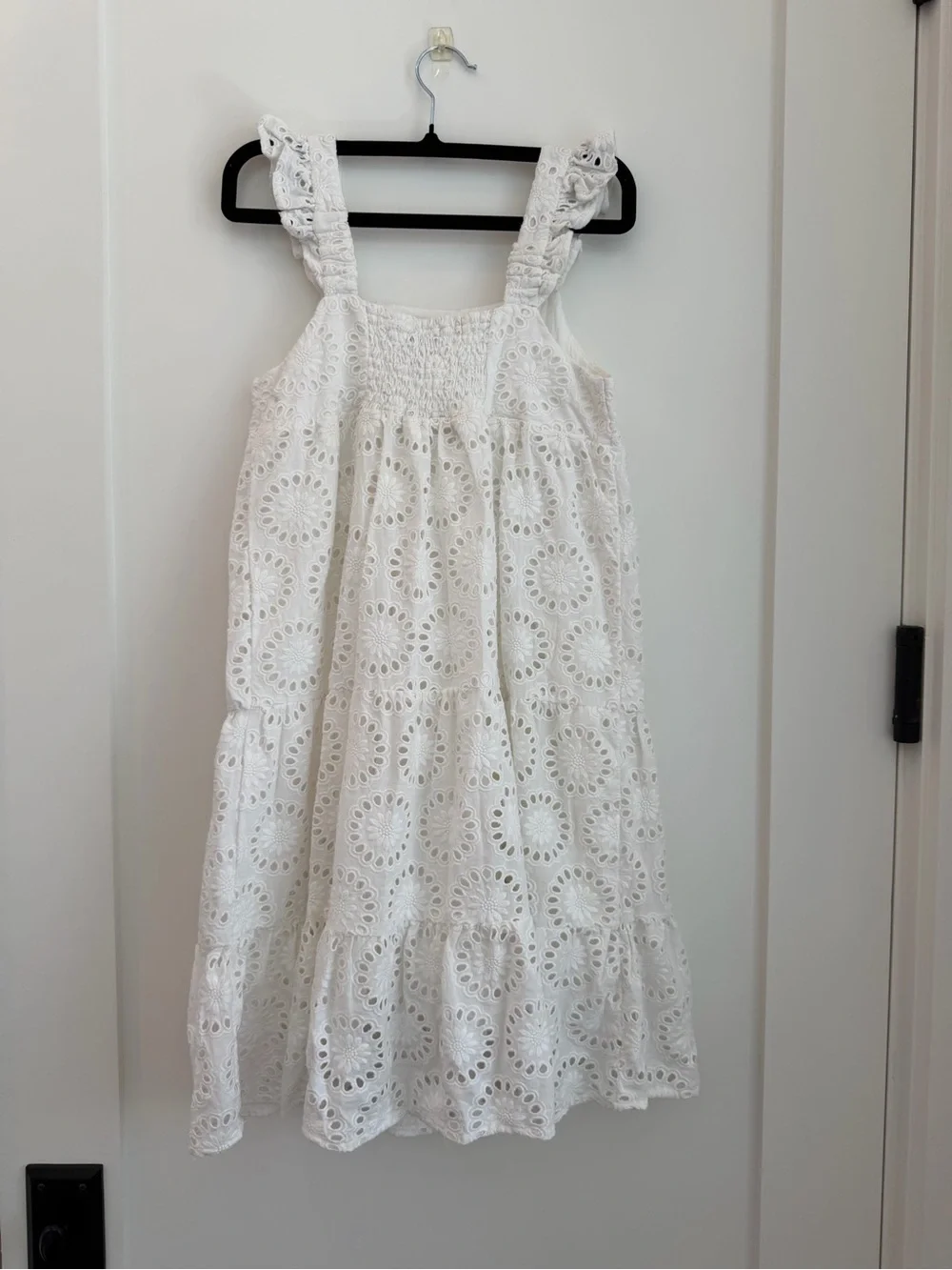 Vineyard Vines White Eyelet Tiered Sundress